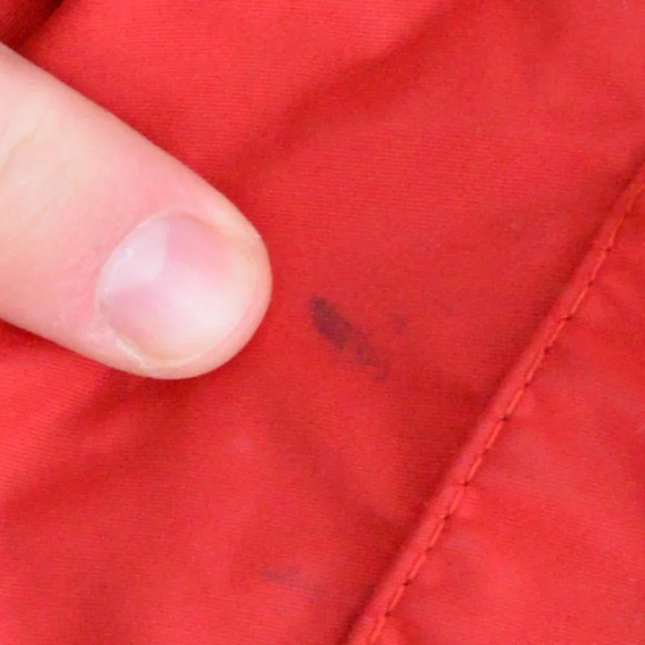 Columbia Vintage Fire Ridge Zip  Up Windbreaker Jacket ~Red and Black ~Xlarge - Picture 10 of 16